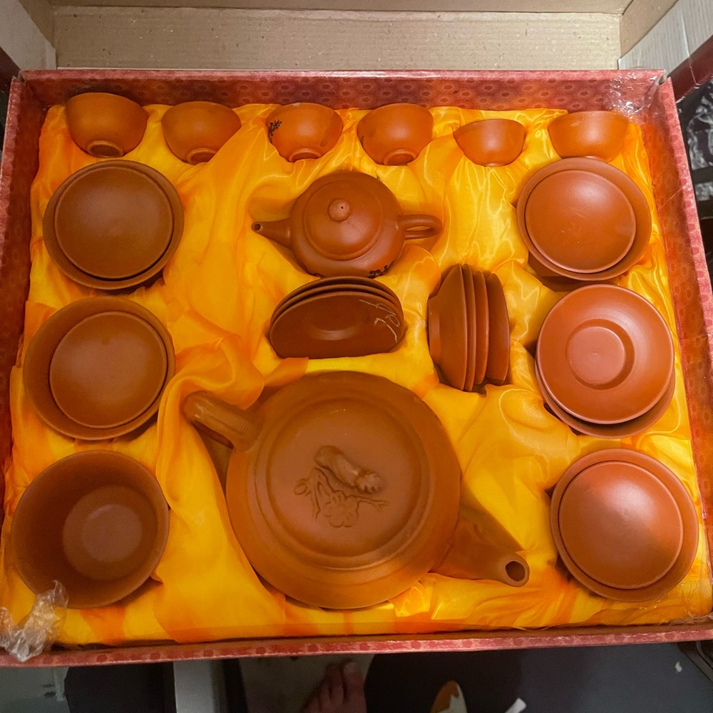 Real tea set from China